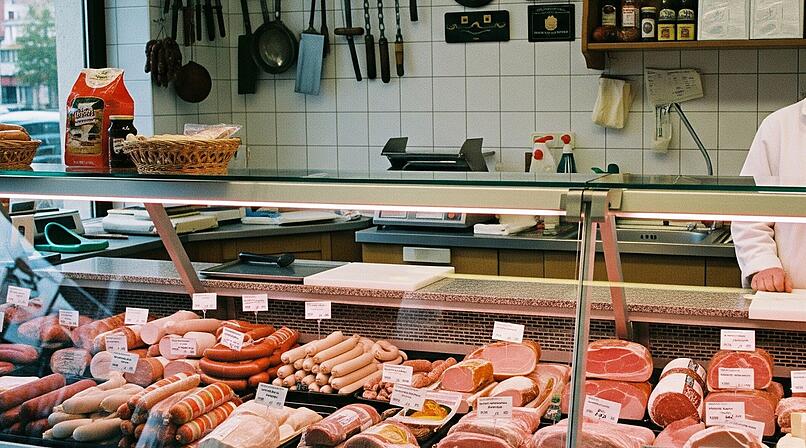 Metzgerei, Fleischerei, Wursttheke