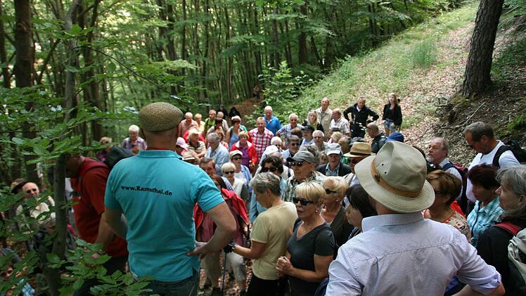 Weinbergwanderung der Saale Zeitung von Wirmsthal nach Wirmsthal 15. Juni 2014