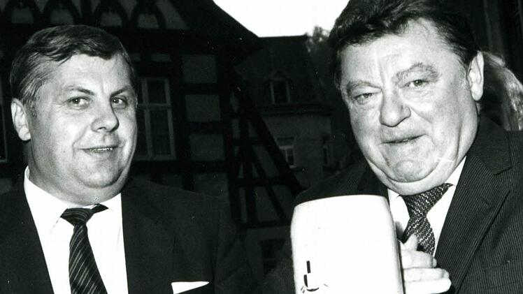Der gebürtige Grünlaser Hofmann war mit Politgrößen auf du und du, pflegte intensive Kontakte nach München, etwa zu Ministerpräsident Franz-Josef Strauß Foto: Archiv