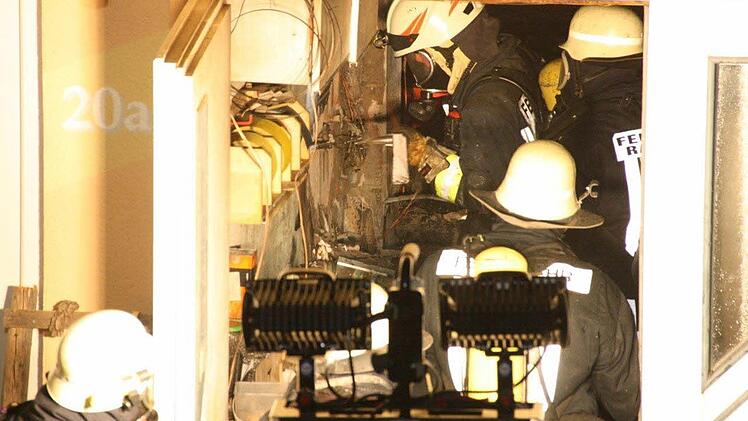 Brand in Wirmsthal, Donnerstag, 9. April 2015