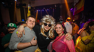 Beste Partystimmung in der Stadthalle
