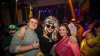 Beste Partystimmung in der Stadthalle