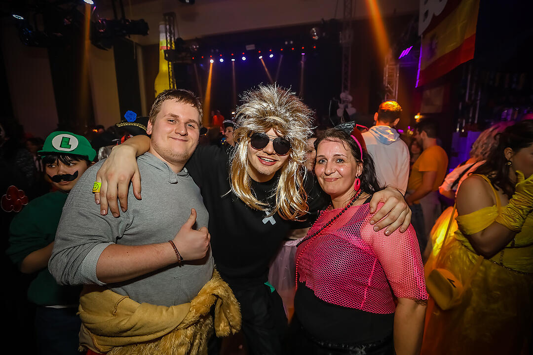 Beste Partystimmung in der Stadthalle
