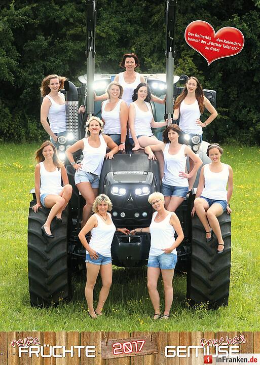 Freches Gemüse - Frische Früchte - Kalenderpräsentation 2017