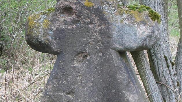 Das Steinkreuz zwischen Untersteinach und KauerndorfErich Olbrich