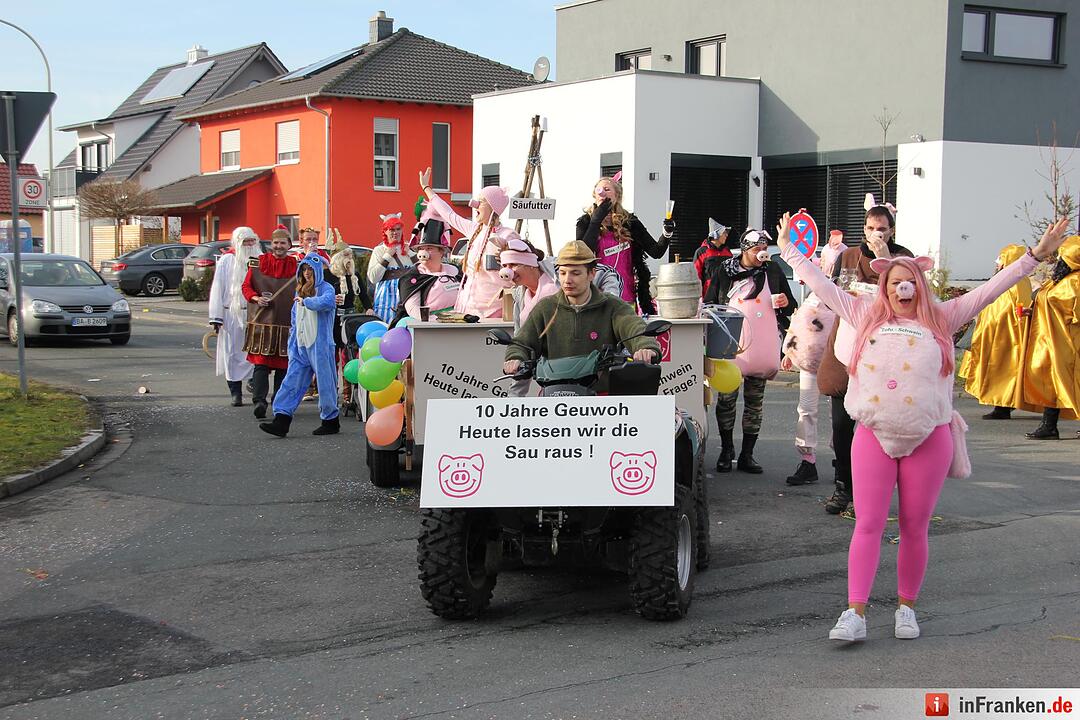 Faschingszug Oberhaid 2016