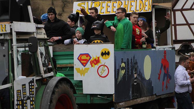 Die Superhelden aus Ebelsbach-Eltmann Foto: Günther Geiling