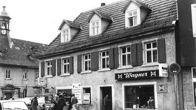 1979: "Eberhardt" in der Spitalstraße 1. Foto: Stadtarchiv Kronach