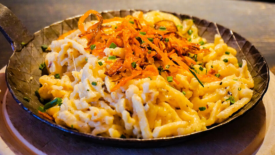 Als herzhaftes Gericht sind Käsespätzle sehr beliebt. Als herzhaftes Gericht sind Käsespätzle sehr beliebt.