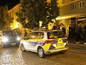 Die Polizei zeigte  Präsenz. Foto: Sonny Adam