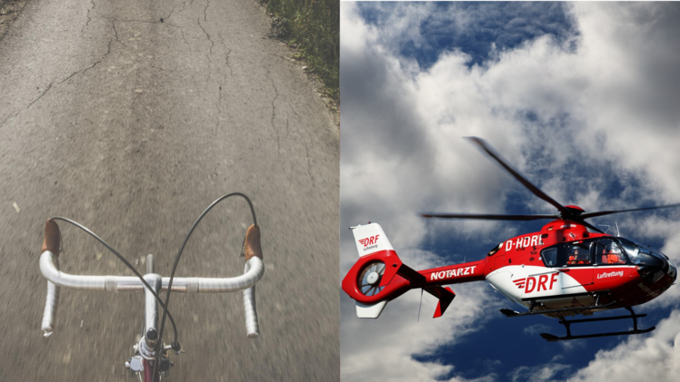 Ein Rennradfahrer wurde in Neustadt bei Coburg schwer verletzt.