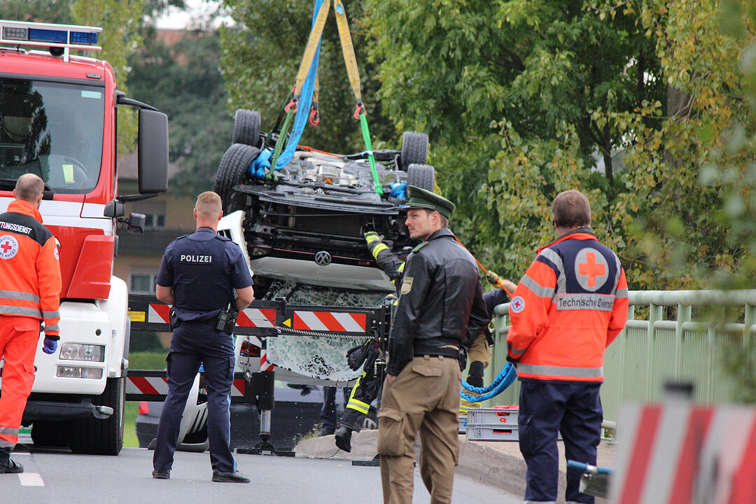 Vermisster Fürther in Auto in Regnitz gefunden