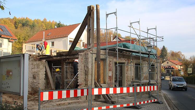 Jetzt steht nur noch das Erdgeschoss: Im Haus am Marktplatz 2 wird der Jugendtreff eingerichtet.