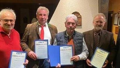 Der Vorstand: Karl Fuchs, Frank Nowak, Hannfried Graf von Bentzel, Werner Wagner, Thorsten Neubauer (von links)