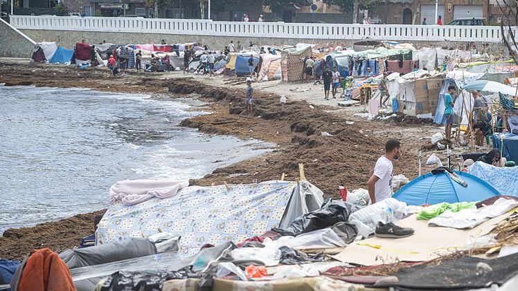 Migranten in Ceuta