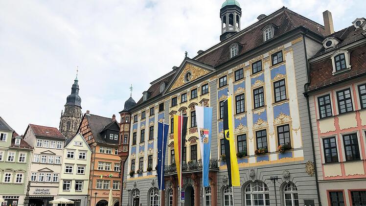 Das Rathaus in Coburg