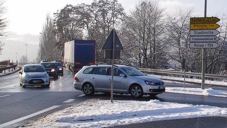Die Abzweigung oberhalb der Stockardtsbrücke. Foto: Marco Meißner