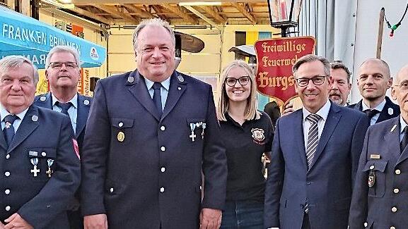 Ein gro&szlig;er Tag f&uuml;r die geehrten Burgstaller Feuerwehrleute