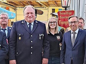 Ein großer Tag für die geehrten Burgstaller Feuerwehrleute