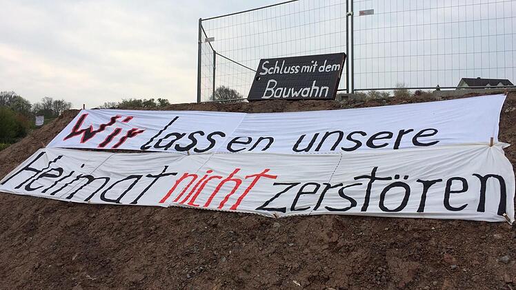 In Forstlahm protestieren die Menschen gegen den zweiten Abschnitt des Baugebiets Forstlahm Nord. Foto: Stephan Tiroch