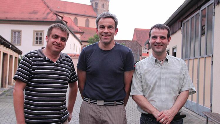 Der Vorstand von "Kaufhaus" Mürscht (von links): Wolfgang Joa, Arno Reuscher und Oliver Schikora.  Foto: Archiv