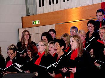 Bei den Adelsdorfern singen auch viele junge Leute mit. Fotos: Johanna Blum