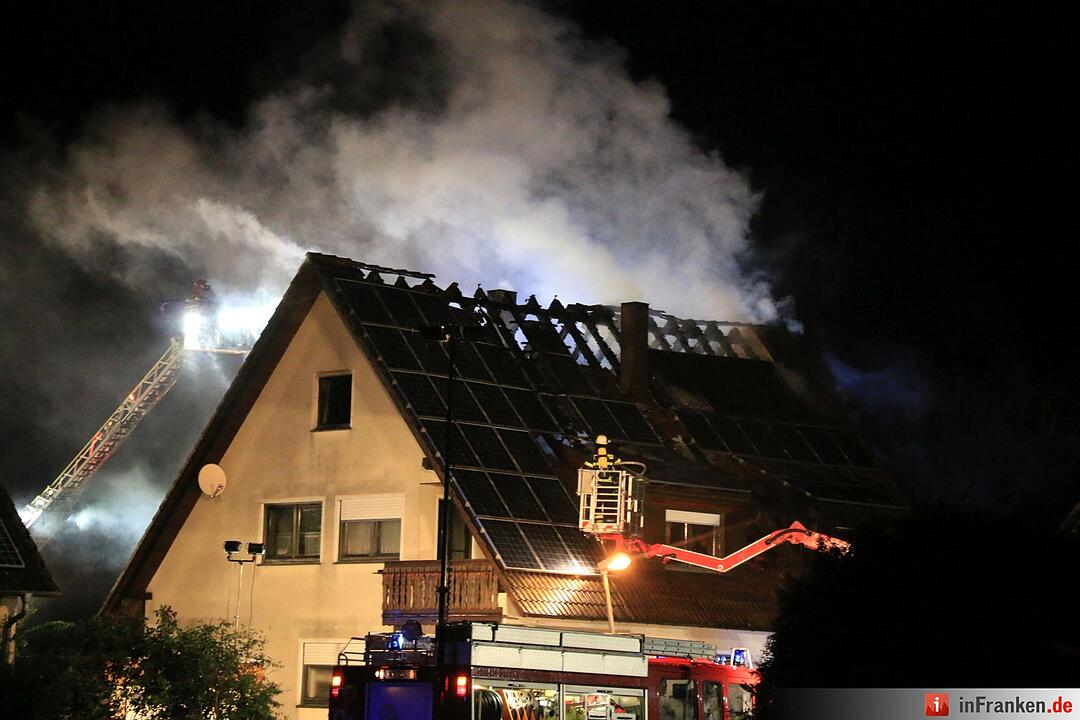 Blitzeinschlag in Gernach