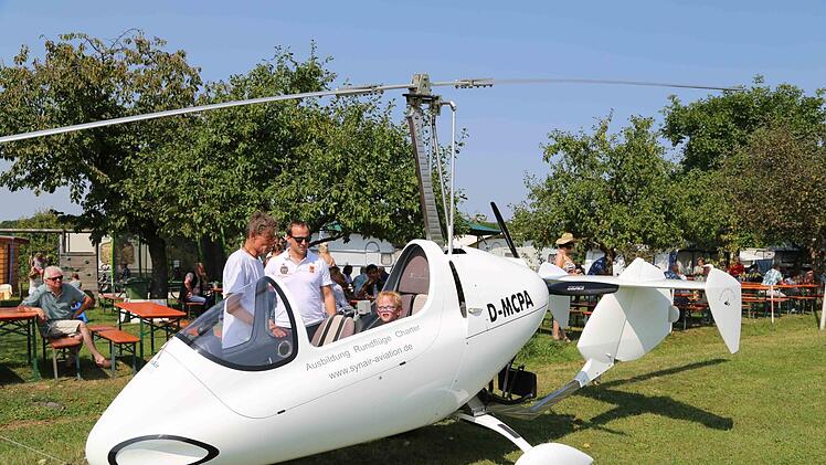 Der Gyrokopter. Foto: Franz Galster