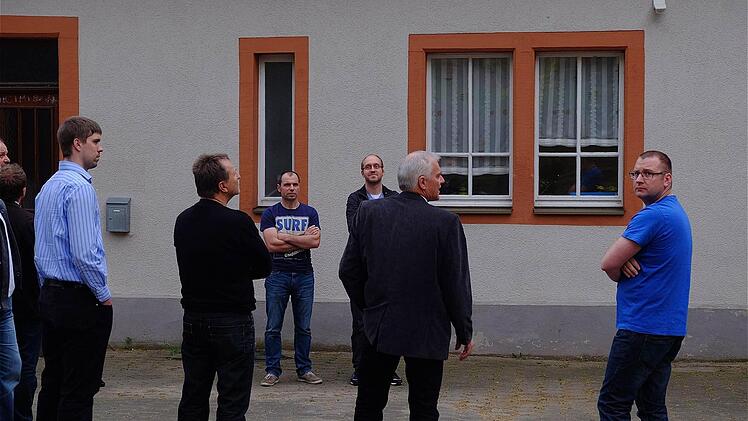 Ortstermin in Wartmannsroth  Foto: Gerd Schaar