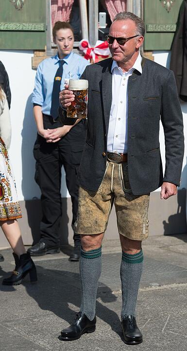 Wiesn-Besuch des FC Bayern München