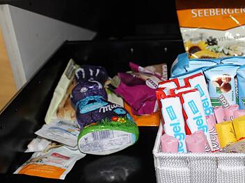 Hier gibt's die Müsli-Variante des Schoko-Angebots. Fotos: Anette Schreiber