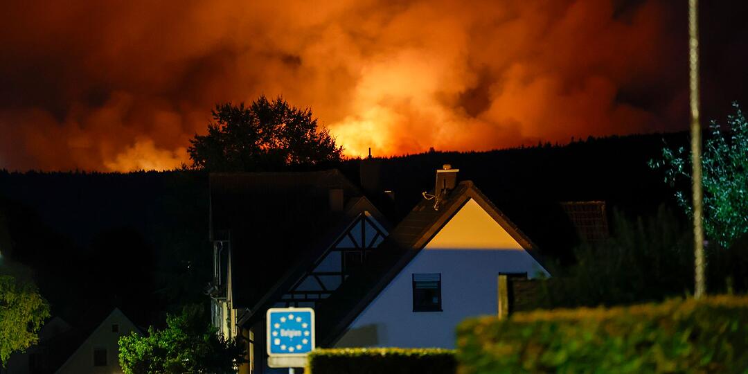 Waldbrand im Hohen Venn