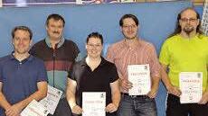 Herren D: A. Müller (TSV Bad Rodach), H. Gottwald (TSV Bad Rodach), Sandra Puff (TSV Großwalbur), T. Miltenberger (Schorkendorf), R. Riehl (TSV Bad Rodach).