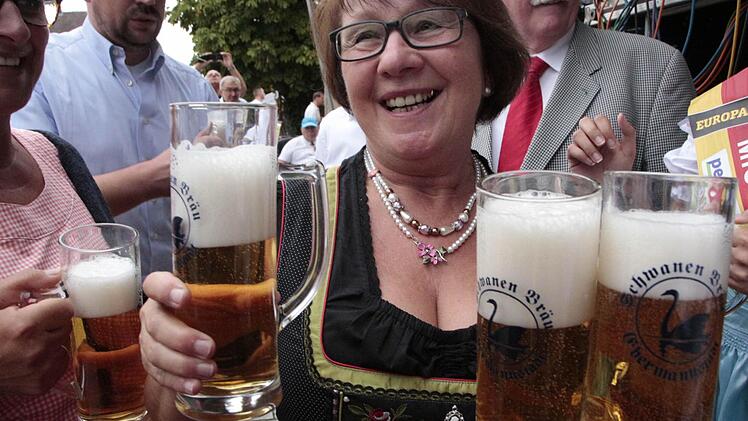 Das Ebermannstadter Altstadtfest ist eröffnet. Foto: Josef Hofbauer