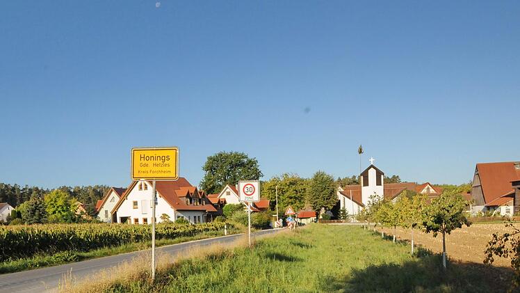 Der Ortseingang von Honings von Hetzles kommend Foto: Karl Heinz Wirth