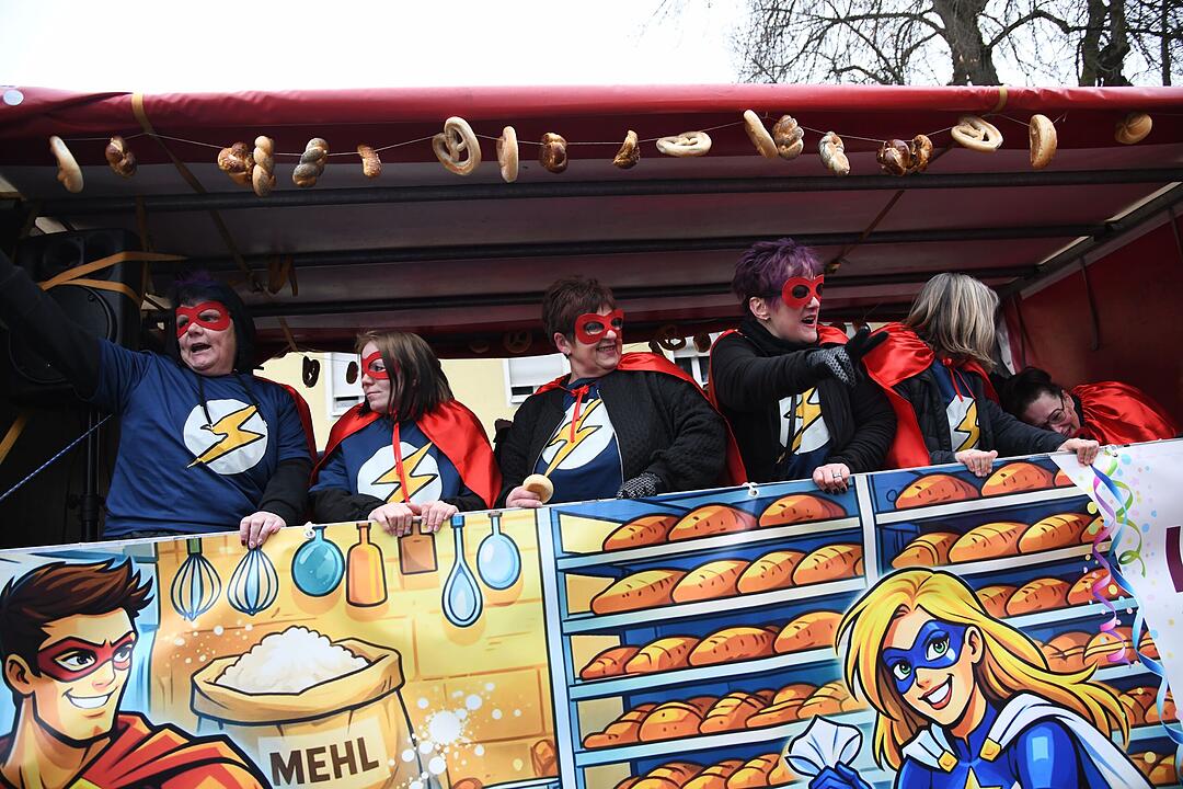 Faschingstreiben in der Gartenstadt.
