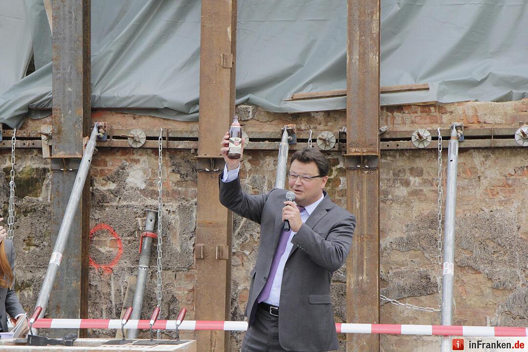 Forchheim: Brauhaus Grundsteinlegung