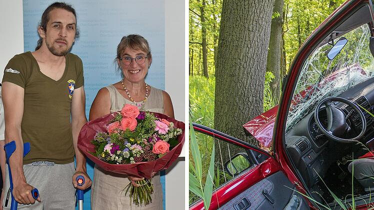 Frau rettet nach zwei Tagen eingeklemmten Mann - und wird von Polizei geehrt