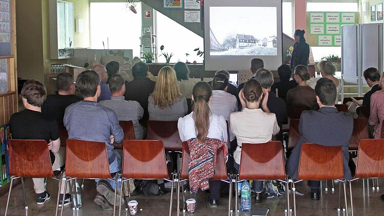 Bei der Präsentation der Entwürfe
