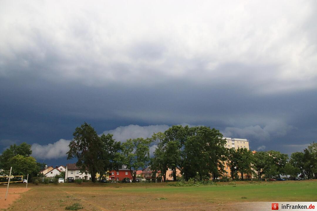Massive Schäden nach Sturm in Bamberg