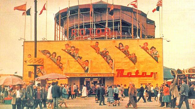 15 Meter hoch mit mehreren Galerien: der Kirmes-Rotor. Foto: pr