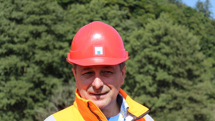 Baustellenleiter Gerhard Förtsch