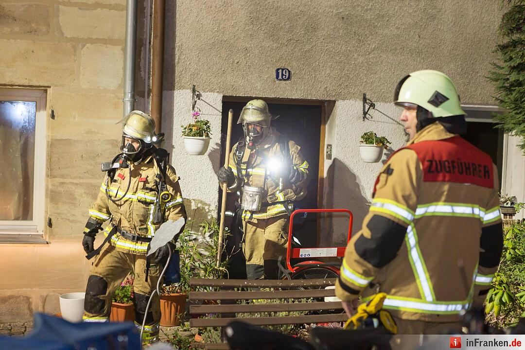 Brand in der Fürther Innenstadt