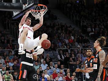 In der Viertelfinalserie gegen Bonn glänzte Leon Radosevic mit neun Punkten im Schnitt und starker Verteidigung. Foto: Daniel Löb