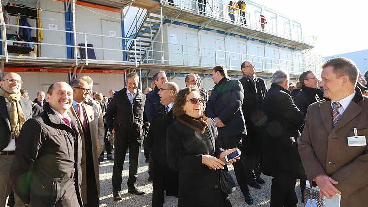 Richtfest für Siemens-Bürogebäude. Foto: Barbara Herbst