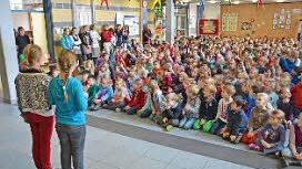 Die Schulversammlung gehört in der Liebfrauenhausschule zum festen Programm. Foto: Archiv