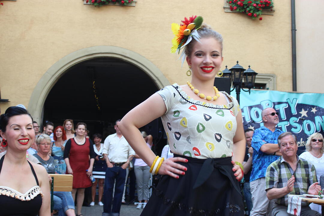 Modenschau im Freihof