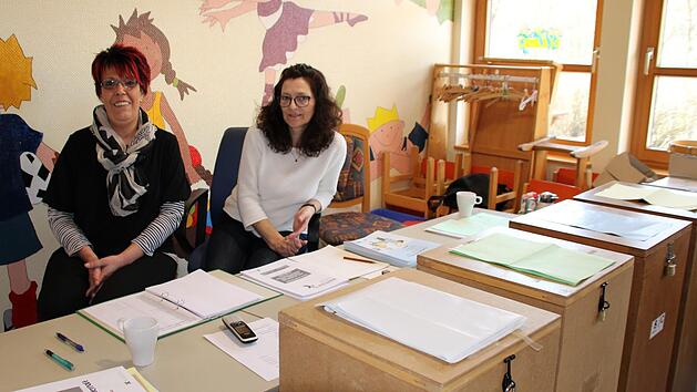 Blick ins Wernarzer Wahllokal Foto: Ulrike M&uuml;ller