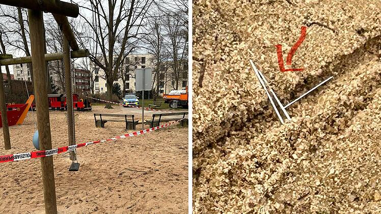Stein: Schon wieder hunderte Stecknadeln auf Spielplatz entdeckt - Bürgermeister wütend