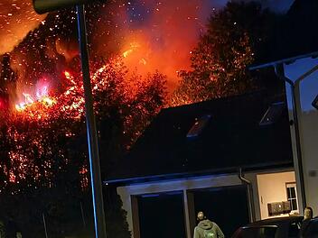 Zimmerbrand im Kreis Schweinfurt greift auf Dachstuhl &uuml;ber